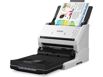 Epson DS-530 II Duplex Document Scanner, White/Black (B11B261202)