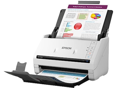 Epson DS-770 II Duplex Document Scanner, White/Black (B11B262201)