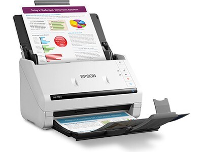 Epson DS-770 II Duplex Document Scanner, White/Black (B11B262201)