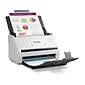 Epson DS-770 II Duplex Document Scanner, White/Black (B11B262201)