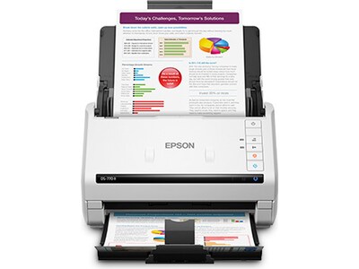 Epson DS-770 II Duplex Document Scanner, White/Black (B11B262201)