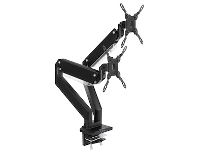 Mount-It! Adjustable Dual-Monitor Mount, Up to 35, Black (MI-4772)