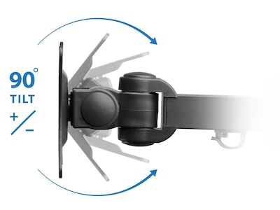 Mount-It! Adjustable Triple Monitor Mount, Up to 32", Black (MI-753XL)