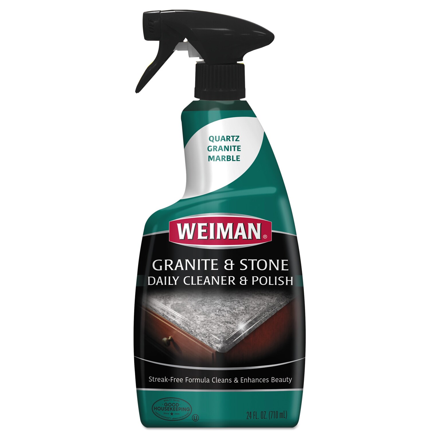 Weiman Granite and Stone Daily Cleaner and Polish Degreaser, Citrus Scent, 24 fl. oz. (WMN109EA)