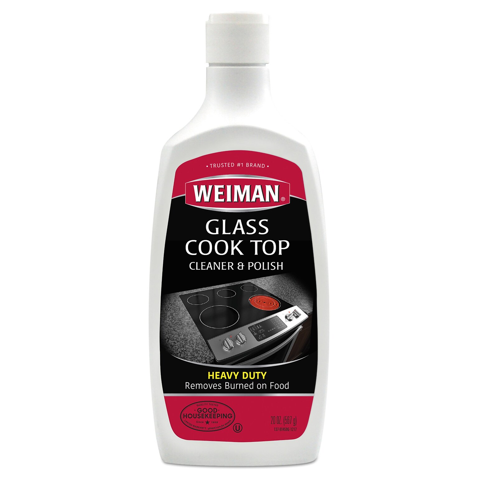 WEIMAN® Glass Cook Top Cleaner and Polish, 20 oz Squeeze Bottle