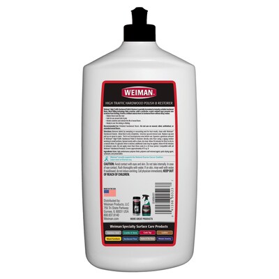 WEIMAN® High Traffic Hardwood Polish and Restorer, 32 oz Squeeze Bottle
