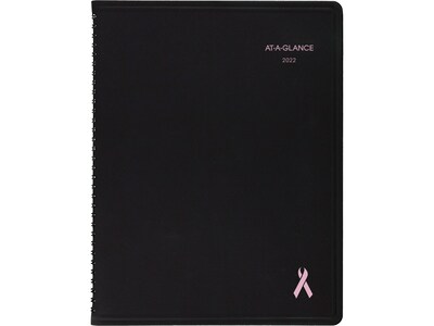 2022 AT-A-GLANCE QuickNotes City of Hope, 8.25 x 11 Monthly Planner, Black (76-PN06-05-22)
