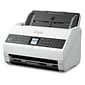 Epson DS-730N Duplex Document Scanner, White/Black (B11B259201)