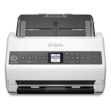 Epson DS-730N Duplex Document Scanner, White/Black (B11B259201)