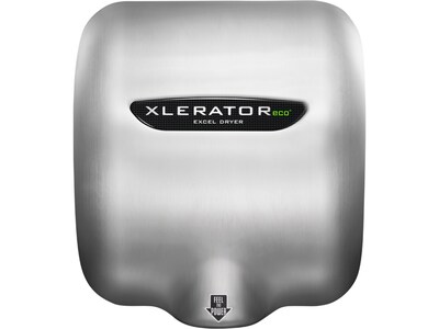 XLERATOReco 110-120V Automatic Hand Dryer, Brushed Stainless Steel (704161A)