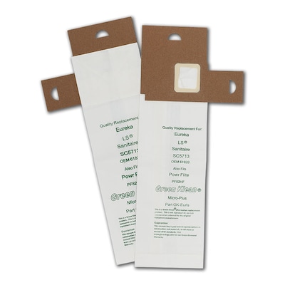 Green Klean® Replacement Vacuum Bags, Fits Sanitaire® SC5713 & Eureka LiteSpeed Models 5700-5739 & 5