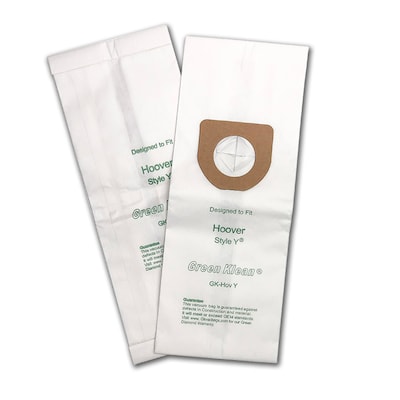 Green Klean® Replacement Vacuum Bags Fit Hoover U5140900, U6485900, CH53005, C1703-900, Royal CR5000