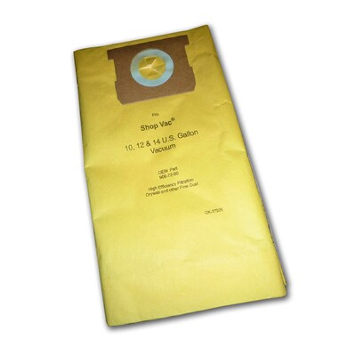 Green Klean Vacuum Bag, Yellow, 2/Pack (GK-77025-P)