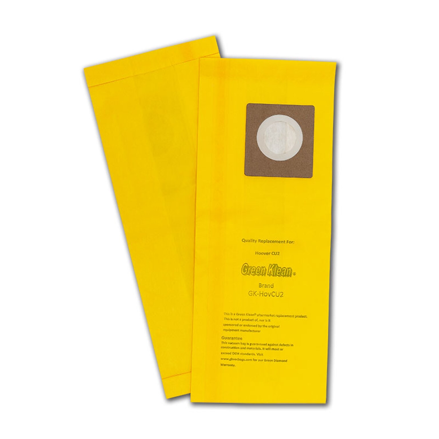 Hoover® Hushtone Vacuum Bags, Yellow, Pack of 10 (GK-HOVCU2-P)