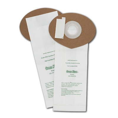 Green Klean Vacuum Bag, White, 10/Pack (GK-PFX9735-6Qrt-P)