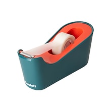 Scotch® Desktop Tape Dispenser, Green/Orange (MMMC18MNTO)