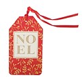 JAM PAPER Novelty Christmas Gift Tags with Ribbon, Rustic & Classic Christmas, 18/Pack (JAM2IG105746)