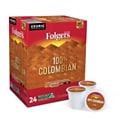 Folgers 100% Colombian Coffee, Medium Roast, 0.31 oz. Keurig® K-Cup® Pods, 24/Box (6659)