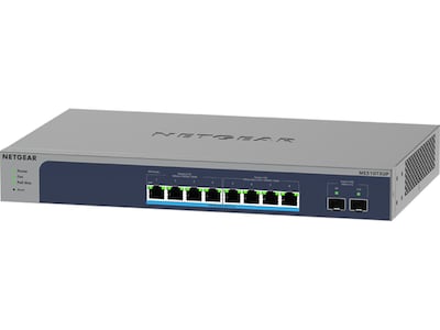 Netgear Pro 10-Port Gigabit Ethernet Smart Switch, Gray/Blue (MS510TXUP-100NAS)