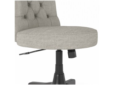Bush Furniture Arden Lane Armless Fabric Swivel Office Chair, Light Gray (CH2301LGF-03)
