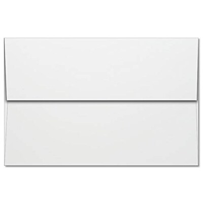Lindenmeyr Envelope Smooth Announcement Envelopes White 4.37 x 5.75 inch 250 / Pack