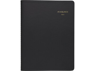 2022 AT-A-GLANCE 8 x 11 Daily Appointment Book, Black (70-222-05-22)