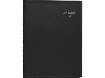 2022 AT-A-GLANCE 9 x 11 Monthly Planner, Black (70-260-05-22)
