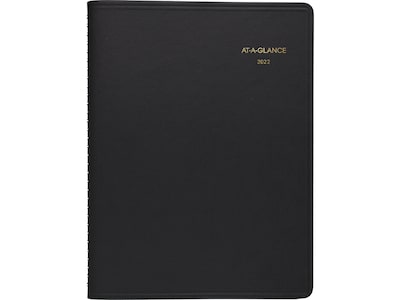 2022 AT-A-GLANCE 9 x 11 Monthly Planner, Black (70-260-05-22)