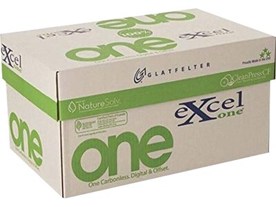 ExcelOne 8.5 x 11 Carbonless Paper, 21 lbs., 92 Brightness, 500 Sheets/Ream, 10 Reams/Carton (2321