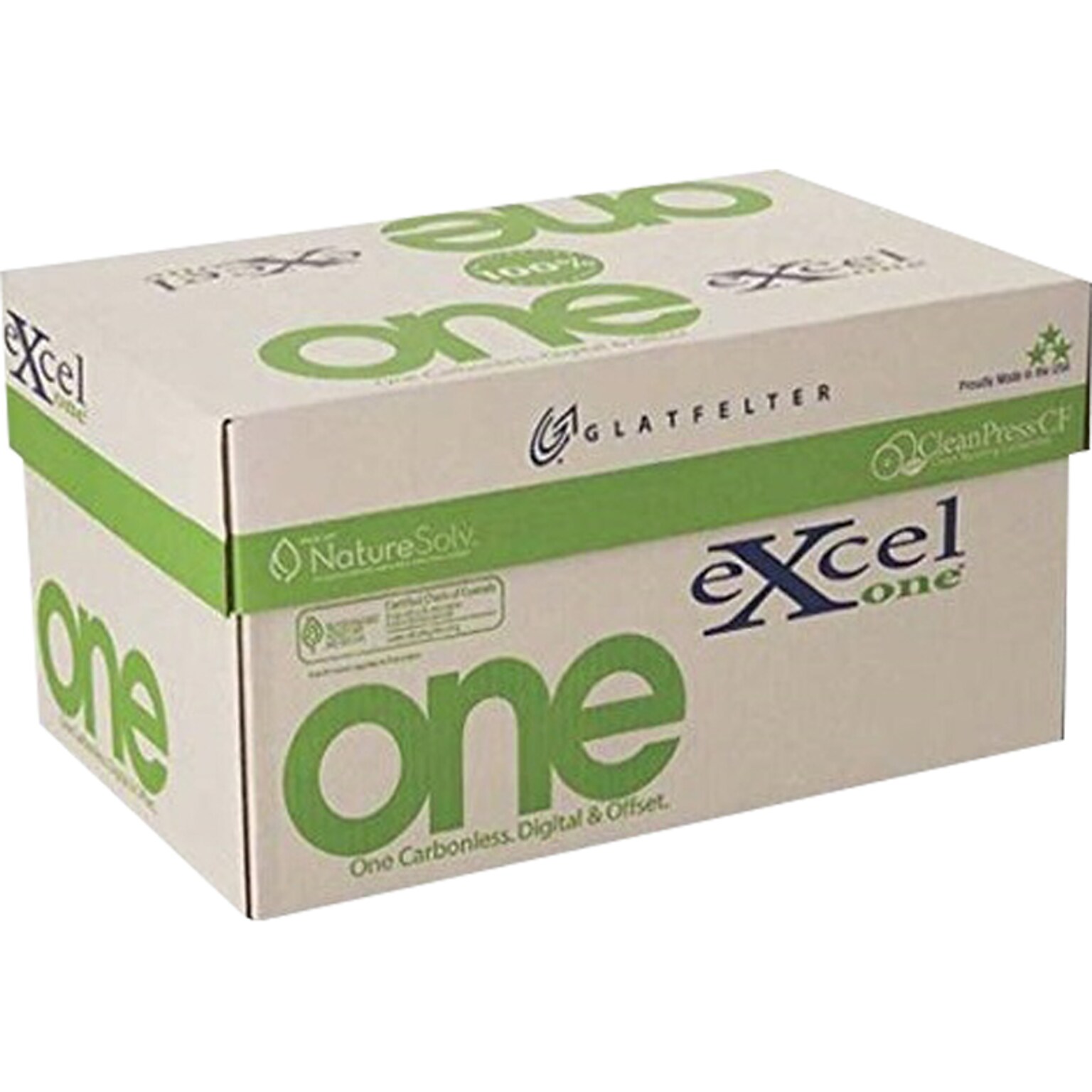 ExcelOne 8.5 x 11 Carbonless Paper, 21 lbs., 92 Brightness, 500 Sheets/Ream, 10 Reams/Carton (232157)
