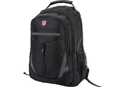 DUKAP EMINENT Executive Laptop Backpack, Large, Black (DKEMI-301)