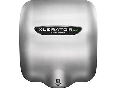 XLERATOReco 208-277V Automatic Hand Dryer, Brushed Stainless Steel (704166)