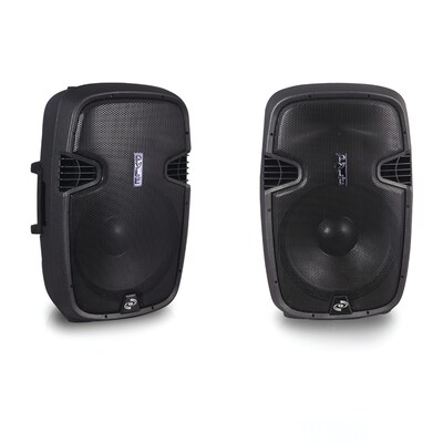 Pyle PPHP155ST Wireless Portable Bluetooth PA Speaker System, Black (PYRPPHP155ST)