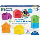 Learning Resources All About Me Sort & Match Houses, Assorted Colors (LER3370)