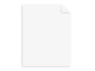 Astrobrights 65 lb. Cardstock Paper, 8.5 x 11, Astro White, 150 Sheets/Pack (98251)