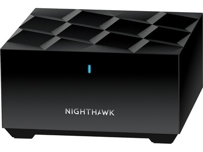 Netgear Nighthawk AX1800 Dual Band Mesh WiFi 6 System, Black, 2/Pack (MK63S-100NAS)