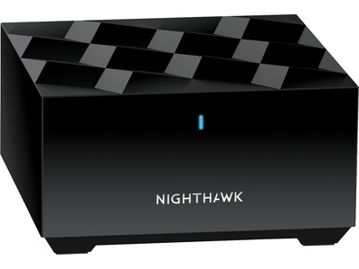 Netgear Nighthawk AX1800 Dual Band Mesh WiFi 6 System, Black, 2/Pack (MK63S-100NAS)