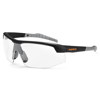 Skullerz® Skoll Safety Glasses, Clear Lens, Black (59000)