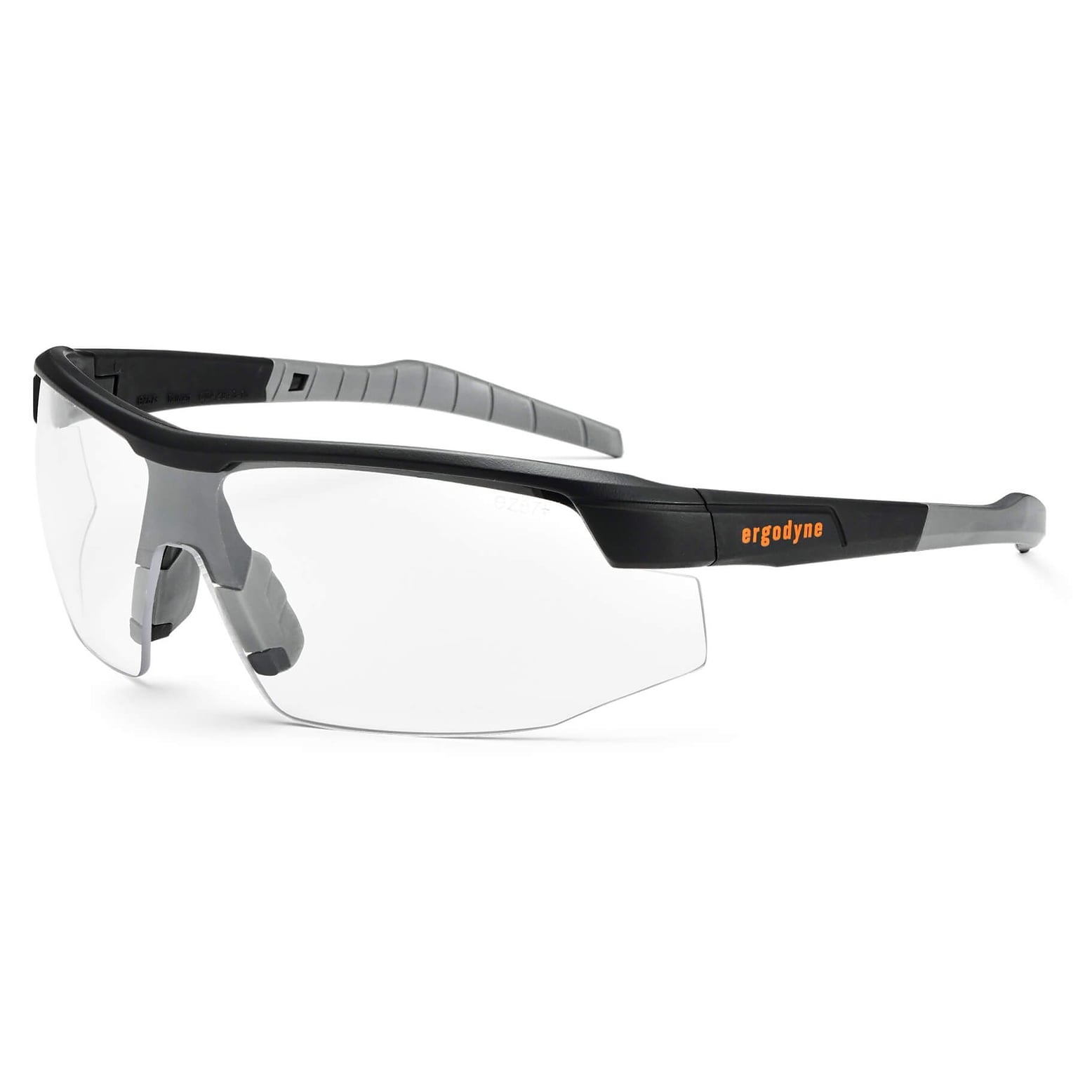Skullerz® Skoll Safety Glasses, Anti-Fog Clear Lens, Black (59003)