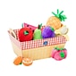 Educational Insights Plush Fruit Basket, 0.85" x 7.5" x 4.65", Multicolor (3685)