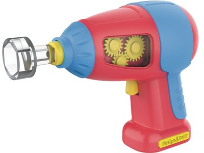 Educational Insights Design and Drill Power Drill, 9 x 9.15 x 0.35, Red/Blue/Yellow (4140)