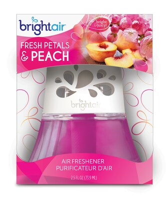 Bright Air Scented Oil & Holder, Fresh Petals & Peach (900134)