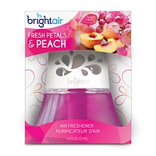 Bright Air Scented Oil & Holder, Fresh Petals & Peach (900134)