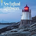 Lighthouses, New England 2018 12 x 12 Inch Monthly Square Wall Calendar