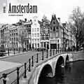 Amsterdam Black & White 2018 12 x 12 Inch Square Wall Calendar