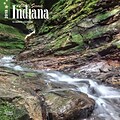 Indiana, Wild & Scenic 2018 12 x 12 Inch Monthly Square Wall Calendar