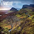 Scotland 2018 12 x 12 Inch Monthly Square Wall Calendar