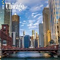 Chicago 2018 12 x 12 Inch Monthly Square Wall Calendar