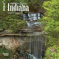 Indiana, Wild & Scenic 2018 7 x 7 Inch Monthly Mini Wall Calendar