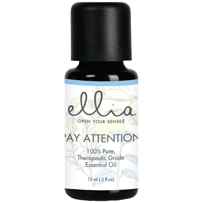 Ellia By HoMedics Therapeutic-Grade Essential Oil, Pay Attention, 0.5 oz. (ARM-EO15TI)